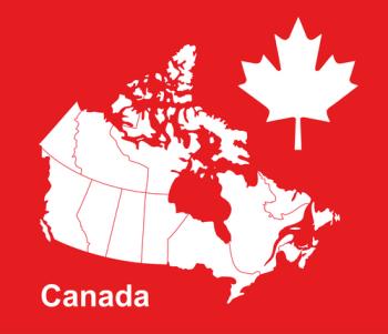 Canadian geography is different from the UK