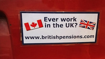 British pensions in Canada