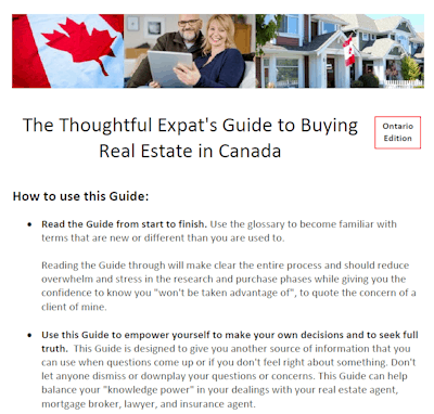 Buying Real Estate in Canada Planner