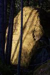 Sunset on a boulder, Extension, Nanaimo, BC