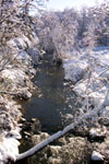 Snow at the Millstone river, Nanaimo BC nature scenic photo